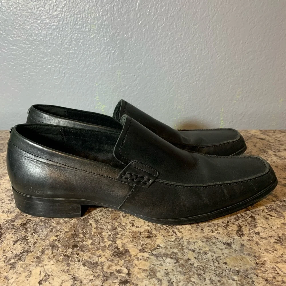 KENETH COLE REACTION BLACK SLIP ON SHOES SIZE 11M